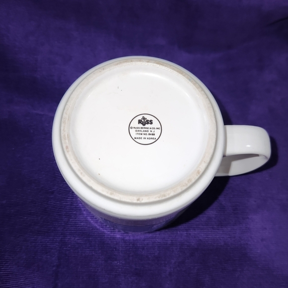 Russ 80s Mug Bear Valentine Stolen Heart Cute Sweetheart Coffee Mug Tea Vintage - Picture 7 of 8